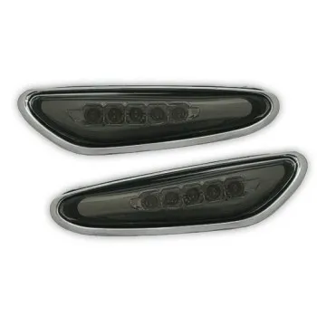 Led φλας BMW E46 (2001-2005) / E60 / X3 (2004-2009) - μαύρο - σετ 2τμχ.