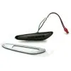 Led φλας BMW E46 (2001-2005) / E60 / X3 (2004-2009) - μαύρο - σετ 2τμχ.
