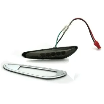 Led φλας BMW E46 (2001-2005) / E60 / X3 (2004-2009) - μαύρο - σετ 2τμχ.