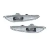 Φλας BMW E46 (2001-2005) / E60 / E61 / X3 (2004-2009) - χρωμίου - σετ 2τμχ.