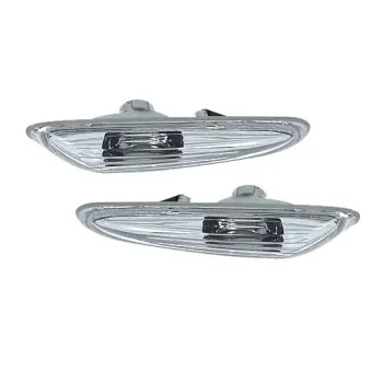 Φλας BMW E46 (2001-2005) / E60 / E61 / X3 (2004-2009) - χρωμίου - σετ 2τμχ.