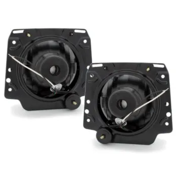 Φανάρια εμπρός Vw Golf II (1983-1993) angel eyes - μαύρα chrome , χωρίς λάμπες (Η 4 ) - σετ 2τμχ.