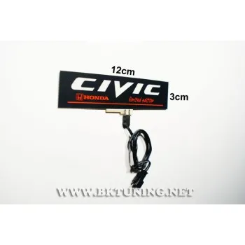 Φωτιζόμενο σήμα Civic 12x3 cm