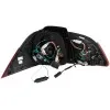 Πίσω φανάρια led BMW E61 combi (2003-2007) - φιμέ φλας - σετ 2τμχ.