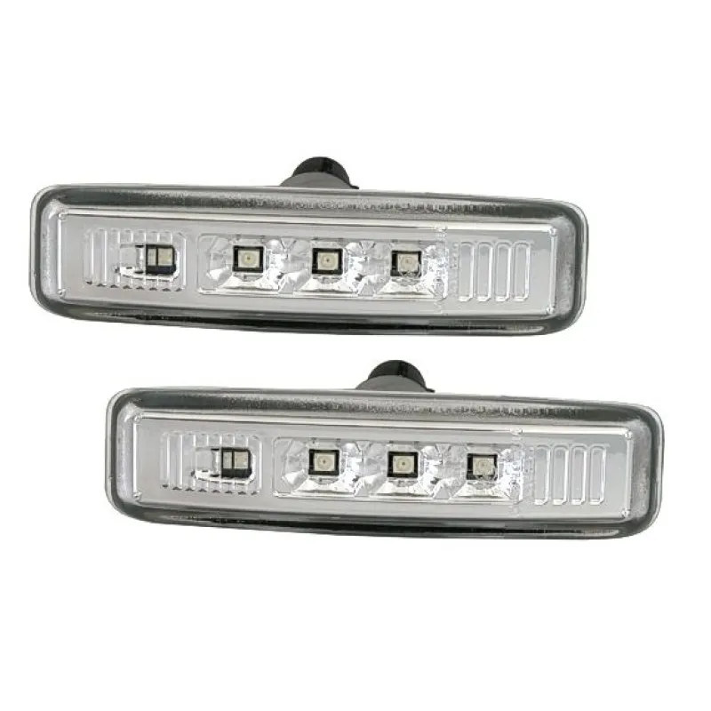 Led φλας BMW E39 (1995-2003) - χρωμίου - σετ 2τμχ.