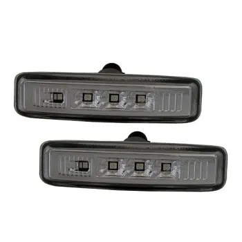 Led φλας BMW E39 (1995-2003) - μαύρο χρωμίου - σετ 2τμχ.