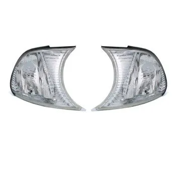 Φλας φαναριού BMW E46 coupe / cabrio (2001-2003) - χρωμίου - σετ 2τμχ.