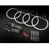 Δαχτυλίδια BMW E46 coupe (1998-2003) / BMW E46 Sedan, Combi (1998-2005) angel eyes - Λευκό χρώμα