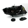 Φανάρια εμπρός BMW E90(2005-2009) angel eyes - μαύρα , χωρίς λάμπες (Η7) - σετ 2τμχ.
