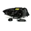Φανάρια εμπρός BMW E90(2005-2009) angel eyes - black , χωρίς λάμπες (Η7) - σετ 2τμχ.