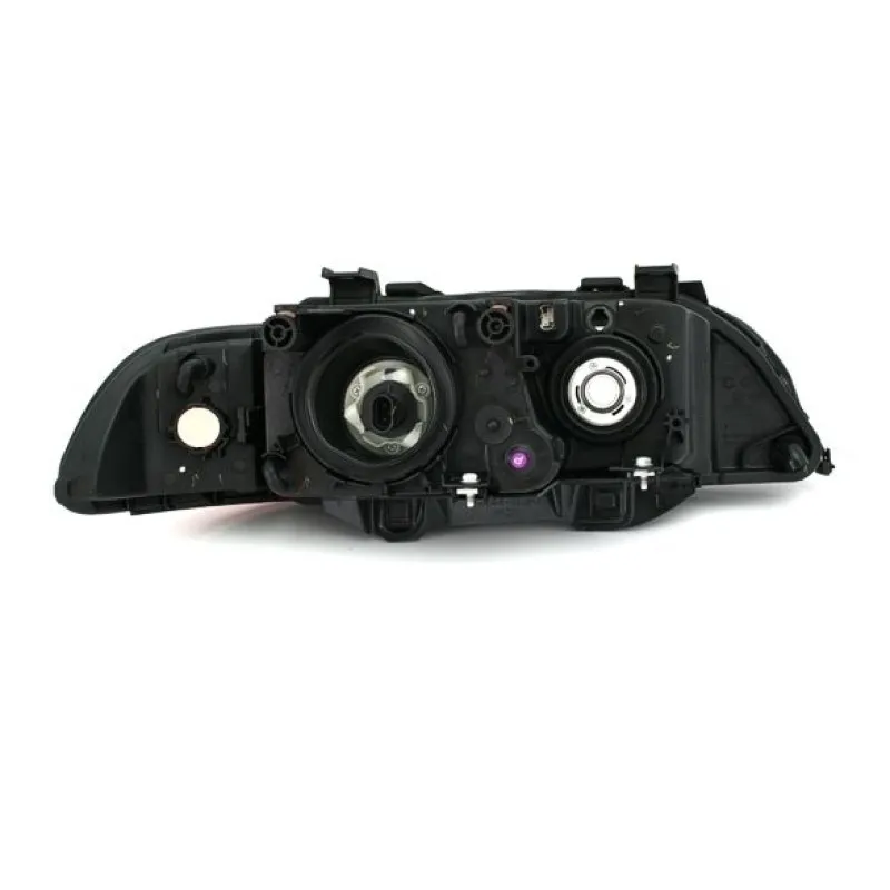 Φανάρια εμπρός BMW E39 (1995-2000) - άσπρο φλας , με λάμπες (Η1) - σετ 2τμχ.