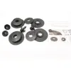 Λαστιχένια πατάκια VW Golf 5 και 6 / VW Jetta / Seat Leon και Toledo (2004-212) / VW Scirocco / Skoda Octavia 2 (2004-2013) - τύπου σκαφάκι - 4τμχ., Rezaw Plast