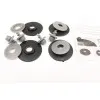Λαστιχένια πατάκια CITROEN C4 I (2004-2010) / C4 II (2010-2017) / PEUGEOT 307 (2001-2007) - τύπου σκαφάκι - 4τμχ. -γκρι, Rezaw Plast