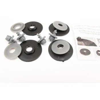 Λαστιχένια πατάκια OPEL Astra G / H (1998-2009) - τύπου σκαφάκι - γκρι - 4τμχ., Rezaw Plast