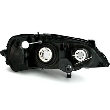 Φανάρια εμπρός Opel Astra G (1998-2004) - μαύρα , με λάμπες (Η7) - σετ 2τμχ.