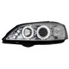 Φανάρια εμπρός Opel Astra G (1998-2004) led angel eyes - CCFL , chrome , με λάμπες (Η1) - σετ 2τμχ.