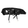 Φανάρια εμπρός Opel Astra G (1998-2004) led με DRL - black , με λάμπες (Η1) - σετ 2τμχ.