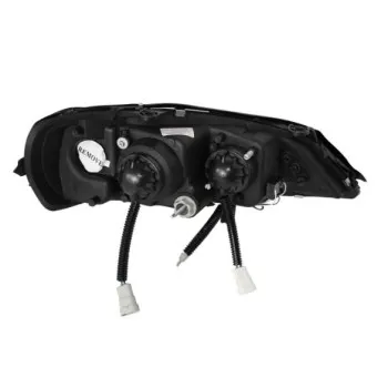 Φανάρια εμπρός Opel Astra G (1998-2004) led με DRL - black , με λάμπες (Η1) - σετ 2τμχ.
