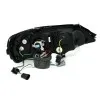 Φανάρια εμπρός Opel Astra G (1998-2004) led - black , με λάμπες (Η1) - σετ 2τμχ.