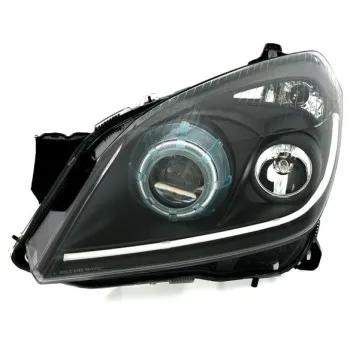Φανάρια εμπρός Opel Astra H (2004-2009) led light bar - μαύρα , χωρίς λάμπες (Η7) - σετ 2τμχ.