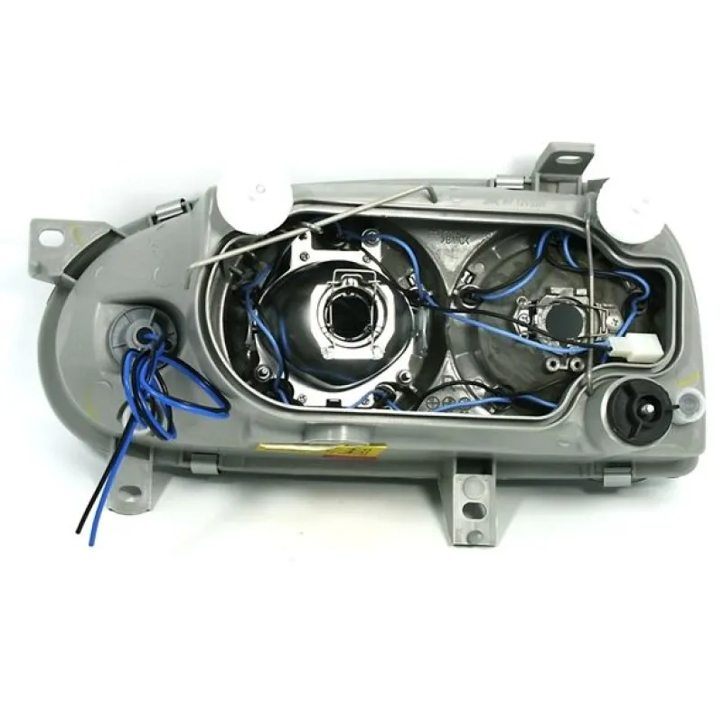 Φανάρια εμπρός Vw Golf ΙΙΙ angel eyes - μαύρα , χωρίς λάμπες (Η7) - σετ 2τμχ.