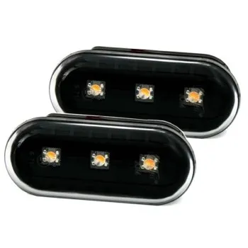Led φλας φτερού Vw / Ford / Seat - μαύρα - σετ 2τμχ.