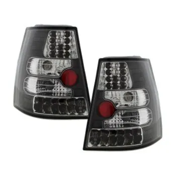 Πίσω φανάρια led Vw Bora / Golf IV combi - μαύρα - σετ 2τμχ.