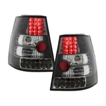 Πίσω φανάρια led Vw Bora / Golf IV combi - μαύρα - σετ 2τμχ.
