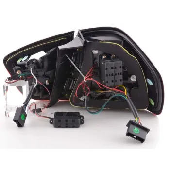 Πίσω φανάρια με led φλας BMW E90 sedan (2005-2008) - chrome - σετ 2τμχ.