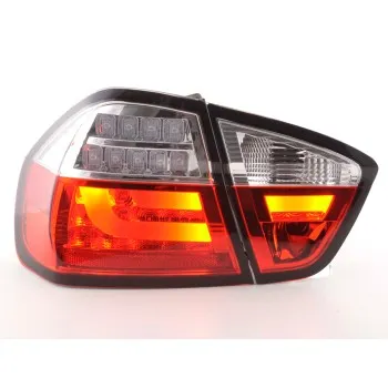 Πίσω φανάρια led BMW E90 (2003-2007) - chrome - σετ 2τμχ.