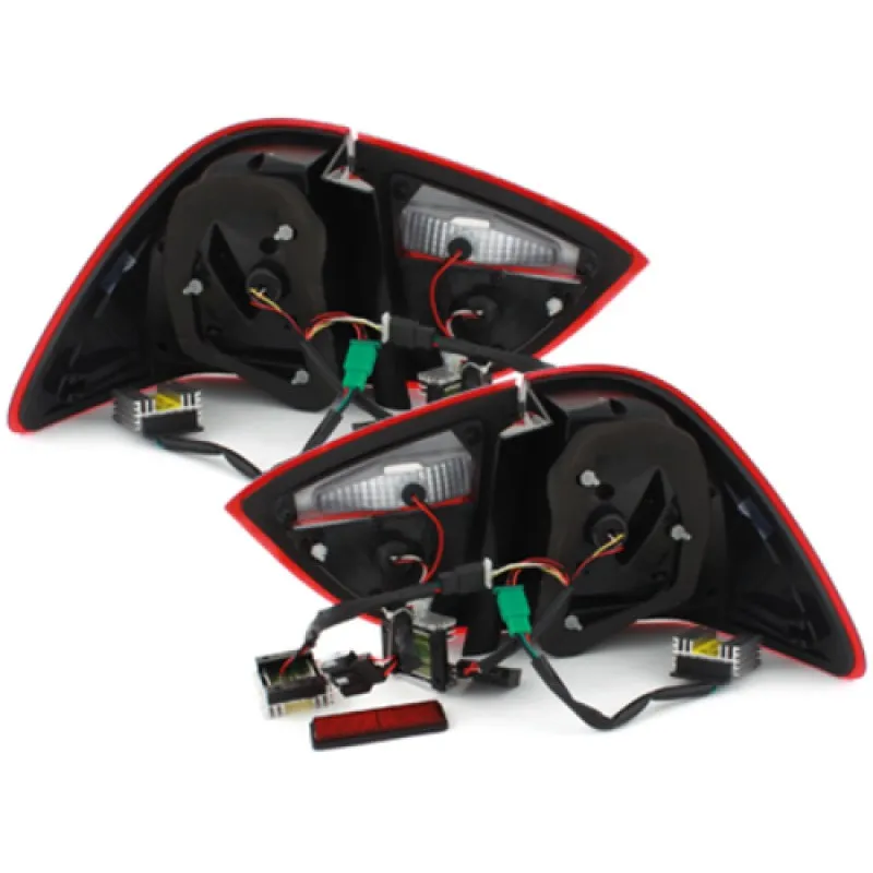 Πίσω φανάρια BMW E91 combi με led φλας (2005-2008) - φιμέ φλας - σετ 2τμχ.