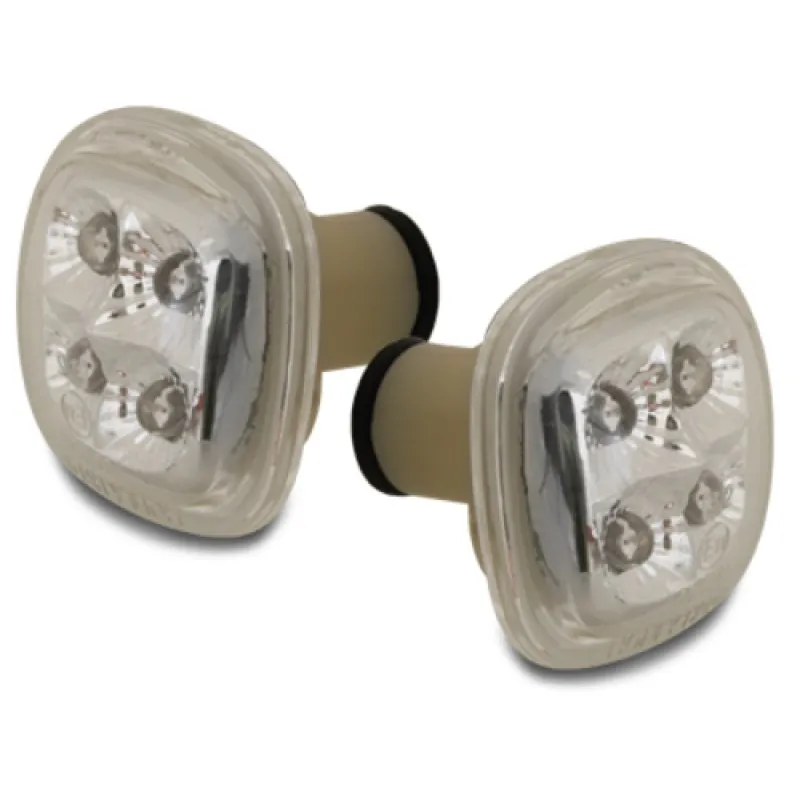 Led φλας Audi A3 / A4 / Skoda (1995-2000) - χρωμίου - σετ 2τμχ.