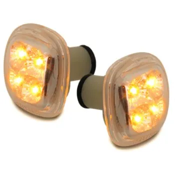 Led φλας Audi A3 / A4 / Skoda (1995-2000) - χρωμίου - σετ 2τμχ.