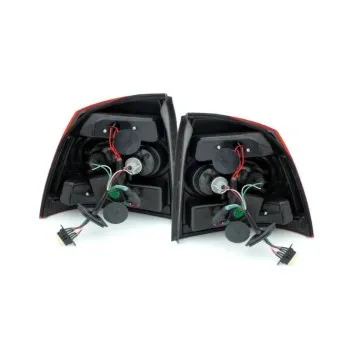 Πίσω φανάρια led Opel Astra G 3/5 πορτο (1998-2004) - μαύρα - σετ 2τμχ.