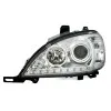 Φανάρια εμπρός Mercedes ML W163 (1998-2001) led , με λάμπες (Η1) - σετ 2τμχ.
