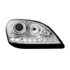 Φανάρια εμπρός Mercedes ML W164 (2005-2008) led , χωρίς λάμπες (Η7) - σετ 2τμχ.
