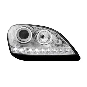Φανάρια εμπρός Mercedes ML W164 (2005-2008) led , χωρίς λάμπες (Η7) - σετ 2τμχ.