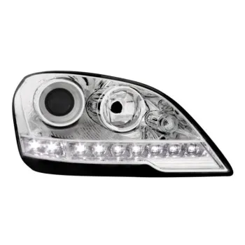 Φανάρια εμπρός Mercedes ML W164 (2008-2011) led , χωρίς λάμπες (Η7) - σετ 2τμχ.
