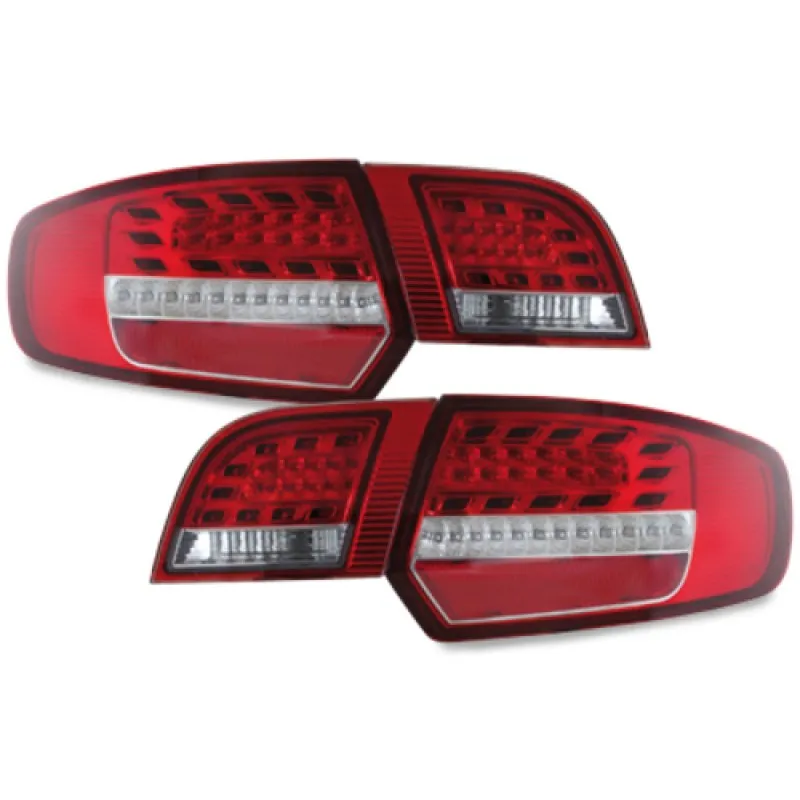 Πίσω φανάρια led Audi A3 Sportback (2003-2008) - κόκκινα - σετ 2τμχ.