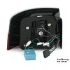 Πίσω φανάρια led Audi A6 combi (1997-2004) - φιμέ φλας - σετ 2τμχ.