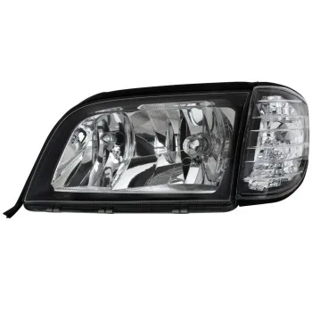 Φανάρια εμπρός Mercedes W140 (1991-1998) , μαύρα , χωρίς λάμπες (Η7) - σετ 2τμχ.