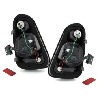 Πίσω φανάρια led Mini (2002-004) - μαύρα - σετ 2τμχ.