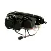 Φανάρια εμπρός Vw Golf 5 angel eyes, μαύρα , με λάμπες (Η1) - σετ 2τμχ.