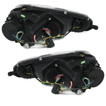 Φανάρια εμπρός Vw Golf 5 led εργοστασιακά xenon , chrome με λάμπες (D2S) - σετ 2τμχ.