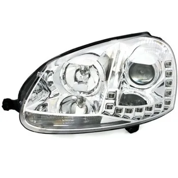 Φανάρια εμπρός VW Golf 5 , με λάμπες (Η1/H7) led - σετ 2τμχ.