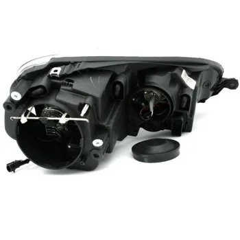 Φανάρια εμπρός VW Golf 5 , μαύρα , με λάμπες (Η1) led - σετ 2τμχ.