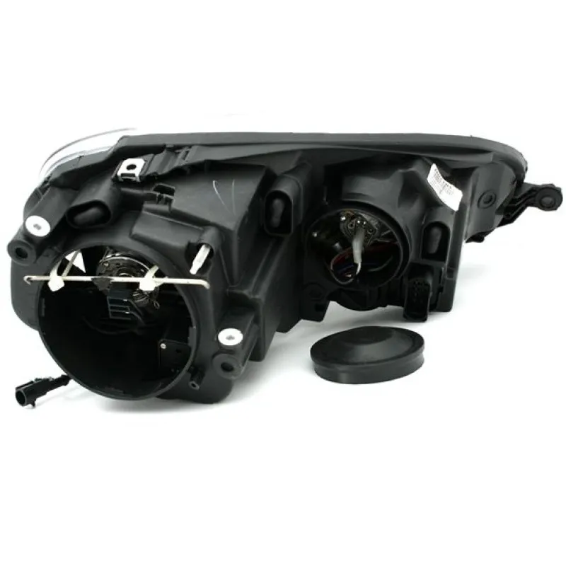 Φανάρια εμπρός VW Golf 5 , μαύρα , με λάμπες (Η1) led - σετ 2τμχ.