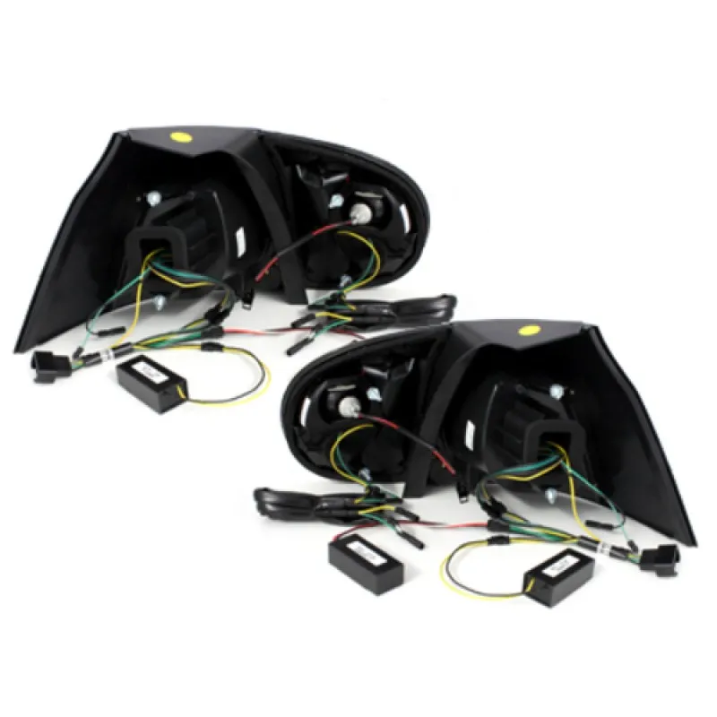 Πίσω φανάρια led VW Golf 5 - μαύρα - σετ 2τμχ.