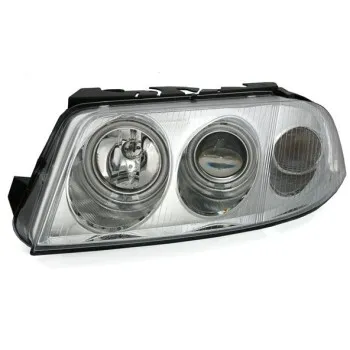 Φανάρια εμπρός Vw Passat B5.5 (2001-2005) angel eyes - chrome , με λάμπες (Η1) - σετ 2τμχ.