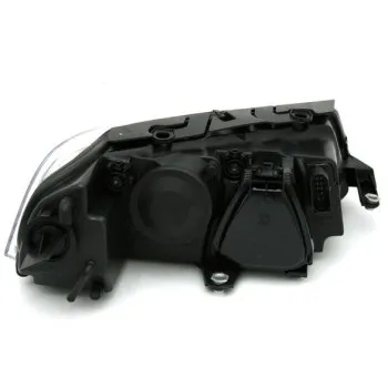 Φανάρια εμπρός Vw Passat B5.5 (2001-2005) angel eyes - chrome , με λάμπες (Η1) - σετ 2τμχ.